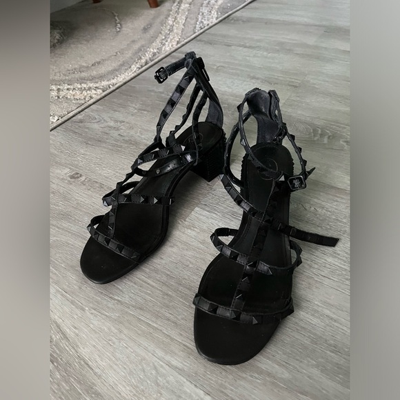 Valentino style Ash Rolls Bis S Studded Block Heel Sandals - Picture 4 of 7